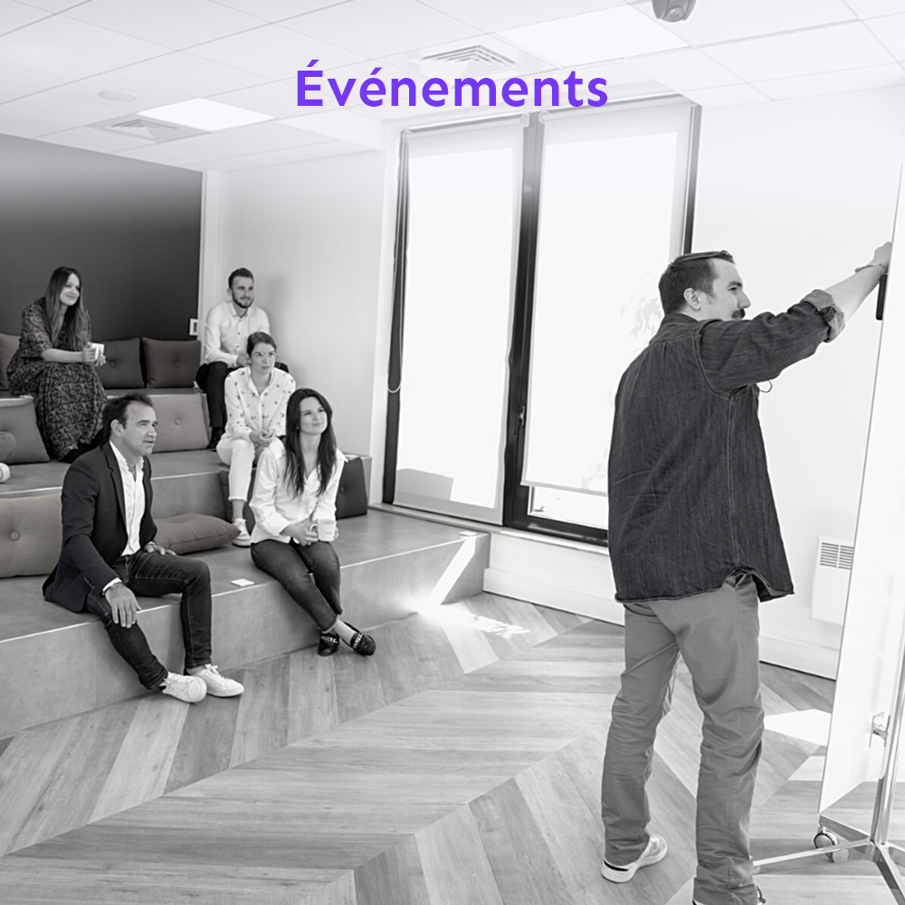 Qu’est ce qui t’attend ? Plus de 70 événements annuels.
Pour ? Partager, échanger sur des sujets et avec des profils divers et variés.
Le petit plus ? Chez novencia, on ne s’ennuie jamais.
